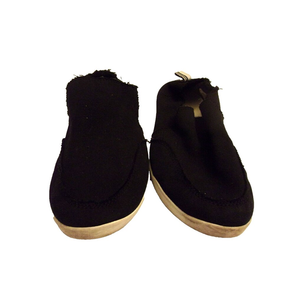 Vionic Beach Malibu Shoes in Size 8 Women Canvas Rubber Sole Navy Blue